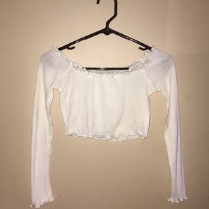 White Crop Top